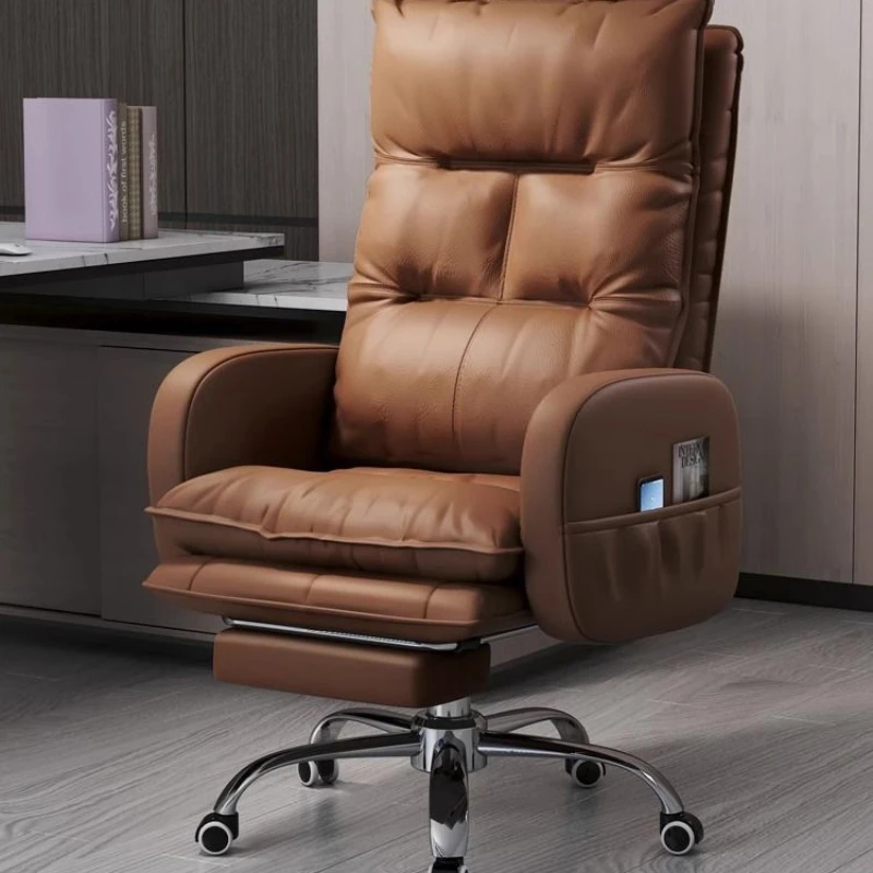 Rolling Chair Comfortable Kitchen Swivel Computer Rotating Relaxation Armchair Game Special Office Leg Rest Desk Vanity Nordic