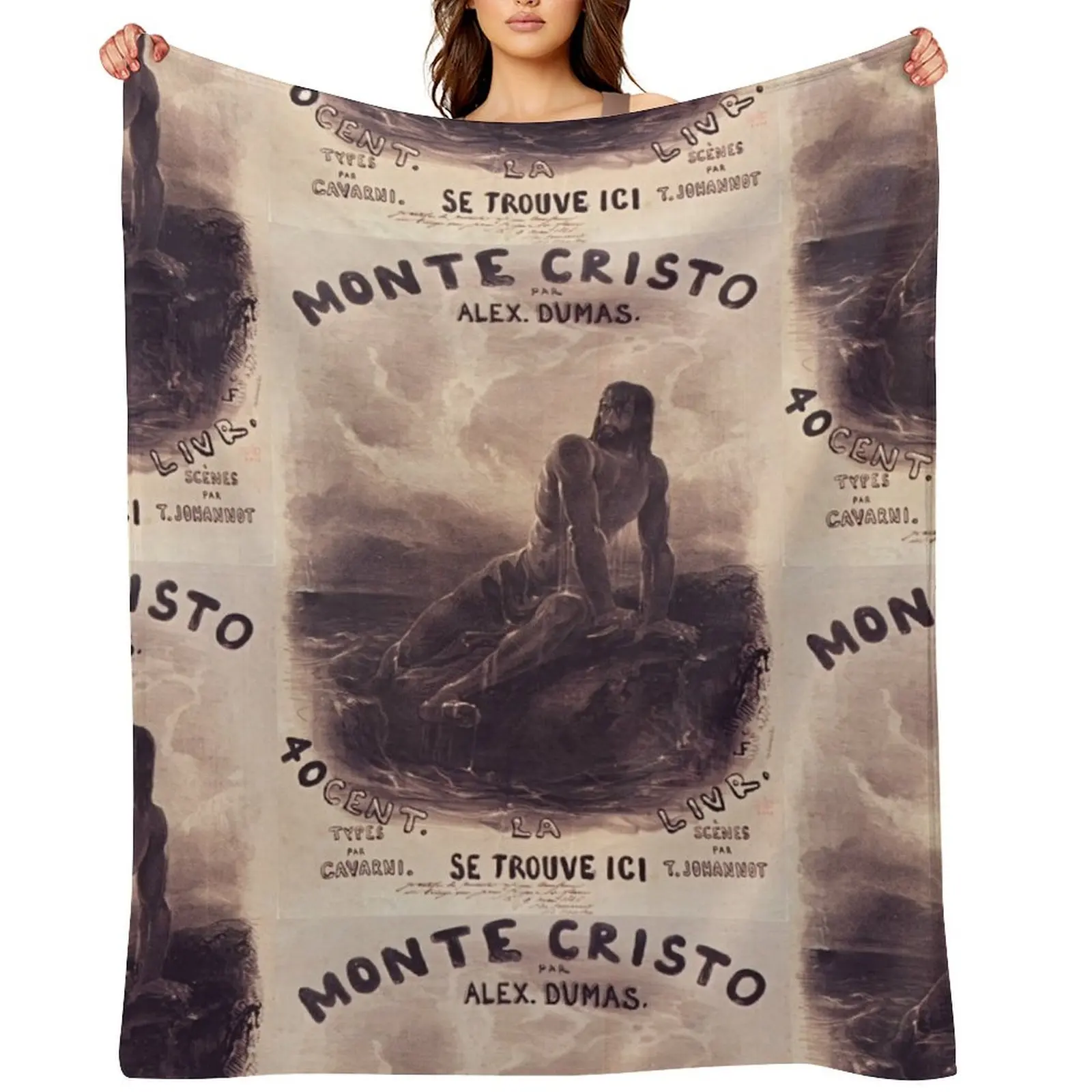 

The Count of Monte Cristo Throw Blanket Soft Plush Plaid Sofa Throw For Sofa Thin Thins Blankets