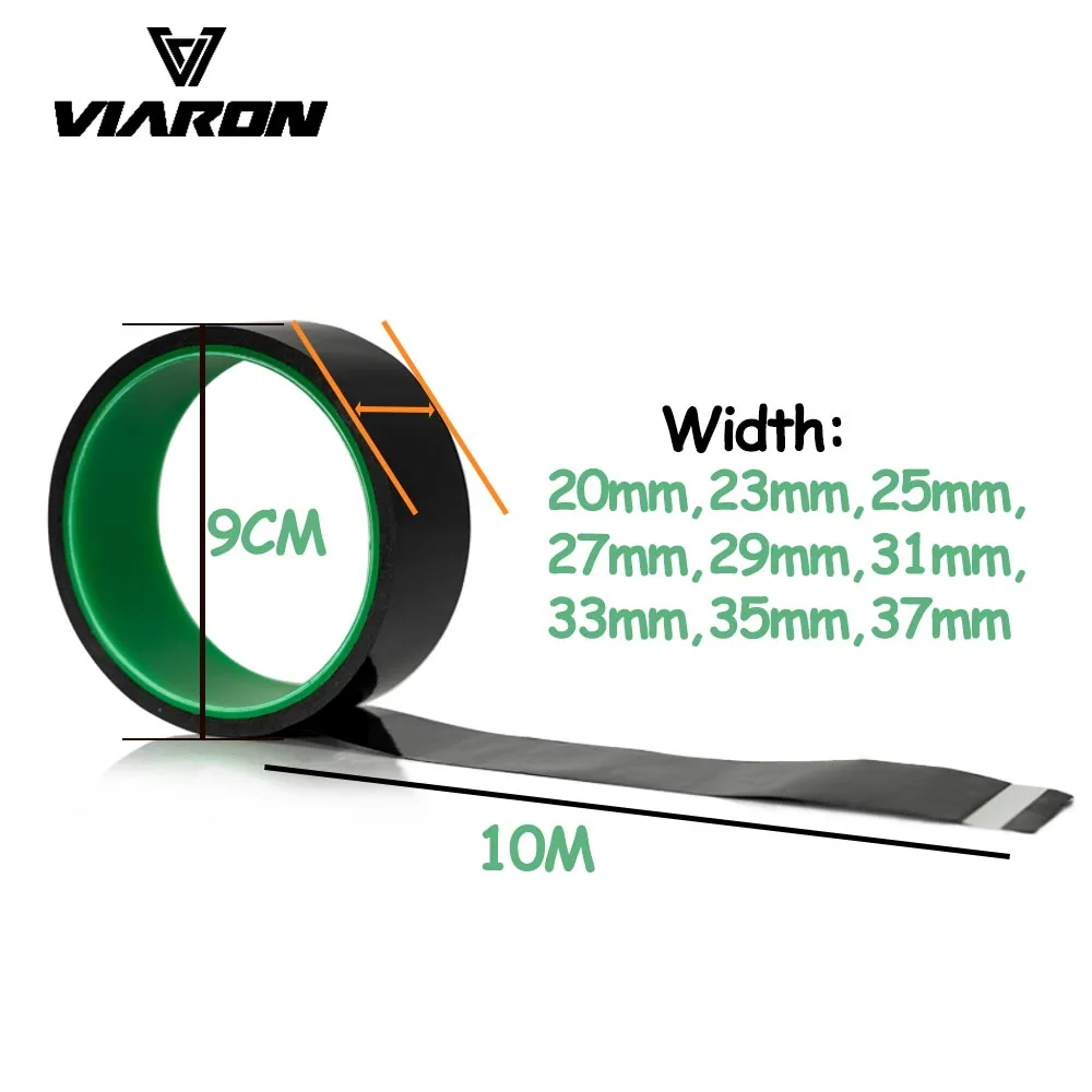 Viaron Bicycle Tubeless Rim Tape 10M 20/23/25/27/29/31/33/35/37mm Width Rim Stripe Lightweight MTB Road Bike Wheel Accessories