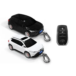 For Toyota Corolla Corss Key Cover Frontlander Car Model Case Remote Control Protective Cover Modified Key Chain Accessories