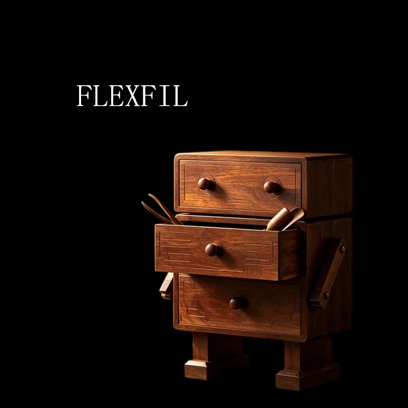 FLEXFIL Jewelry Storage Box Handmade creative styling walnut pine Wood Accessories Gift Furniture bedroom tabletop storage