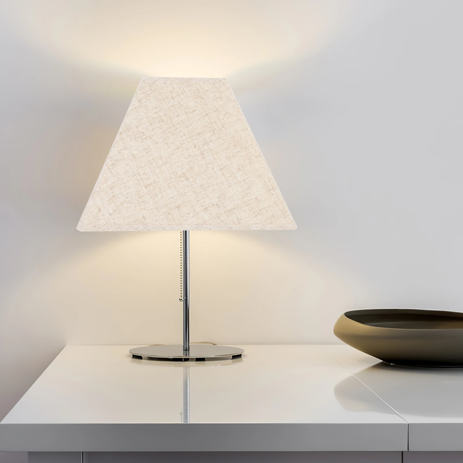 

Fabric Lampshade Small Cover Large Desk Hood Light for Bell Shades Floor Replacement Drum