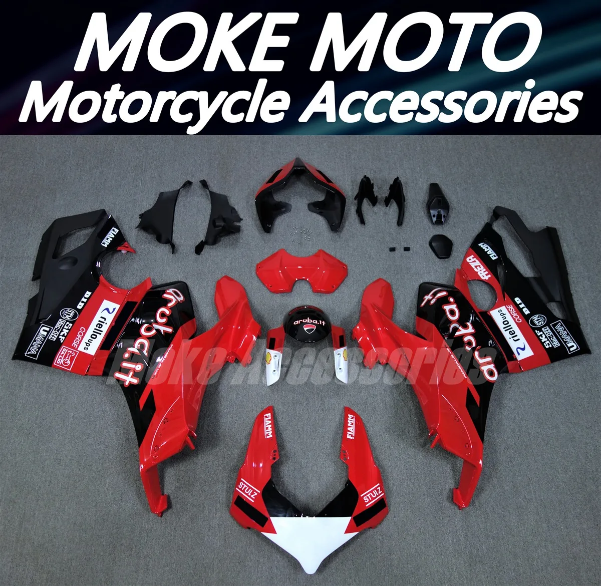 

Fairings Kit Fit For Panigale v4s v4r 2020 2021 Bodywork Set 20 21 Abs High Quality Injection Black Red White