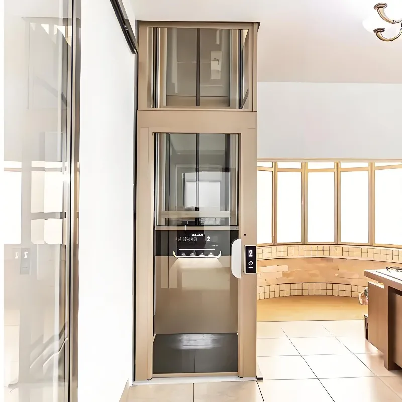Villa Home Elevator Hydraulic Lift System, Compact Residential Elevator, Indoor Home Lift for Elderly Convenience