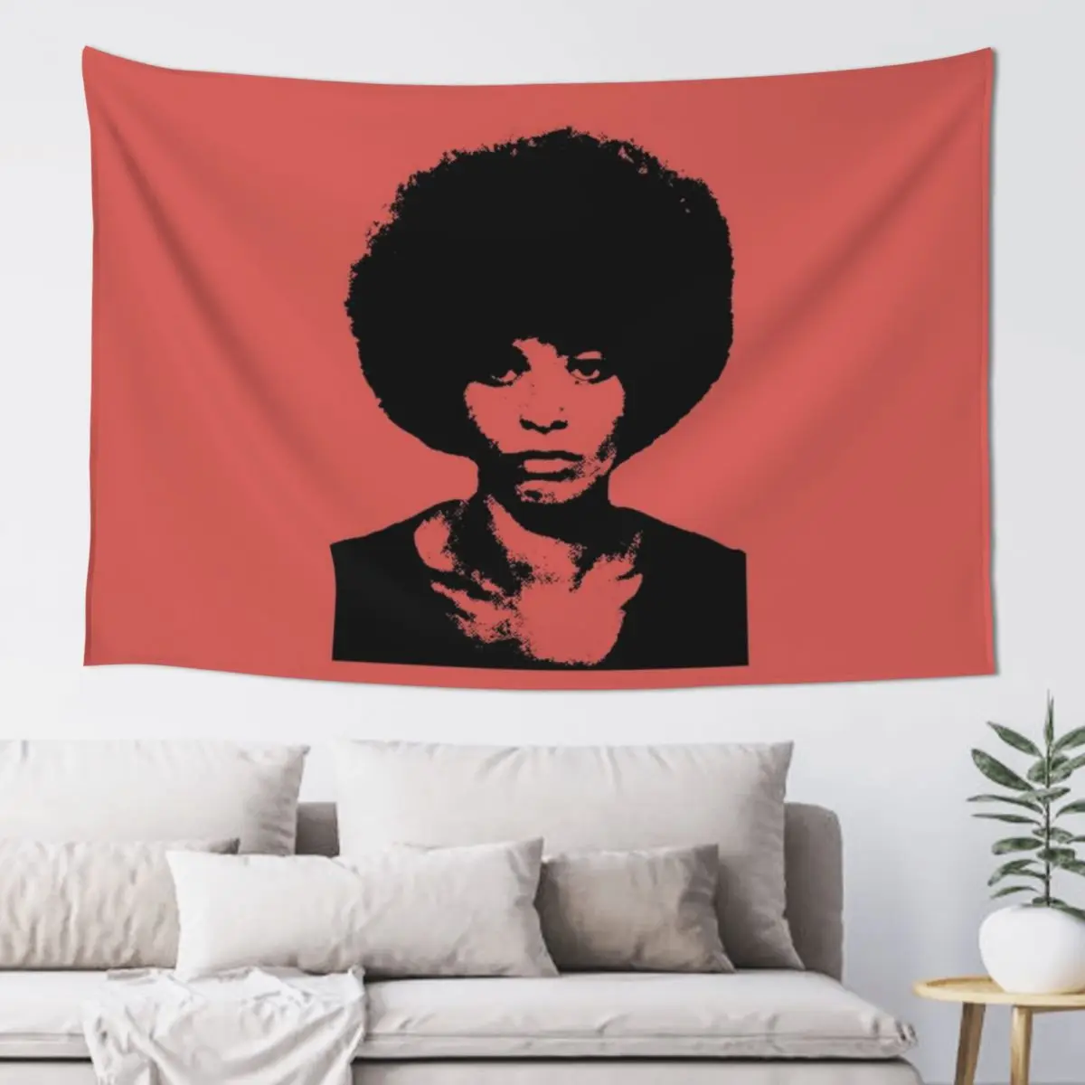 ANGELA DAVIS Tapestry Custom Decoration Pictures Room Wall Wall Decorations Tapestry