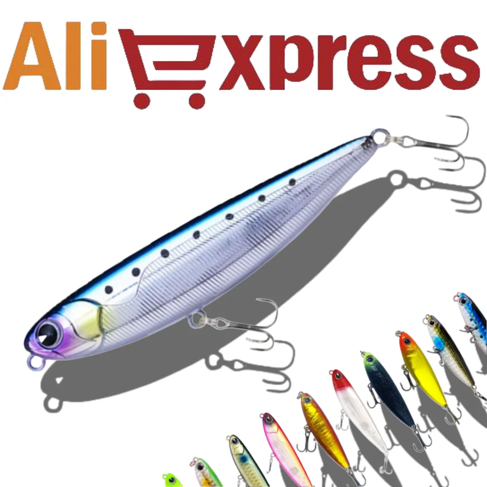 1 Stück Ima Pugachevs Cobra 90 Stickbait Bleistiftköder 60/90 mm WTD Topwater Künstlicher Angelköder für Sattelbraste Schneider Rockfish