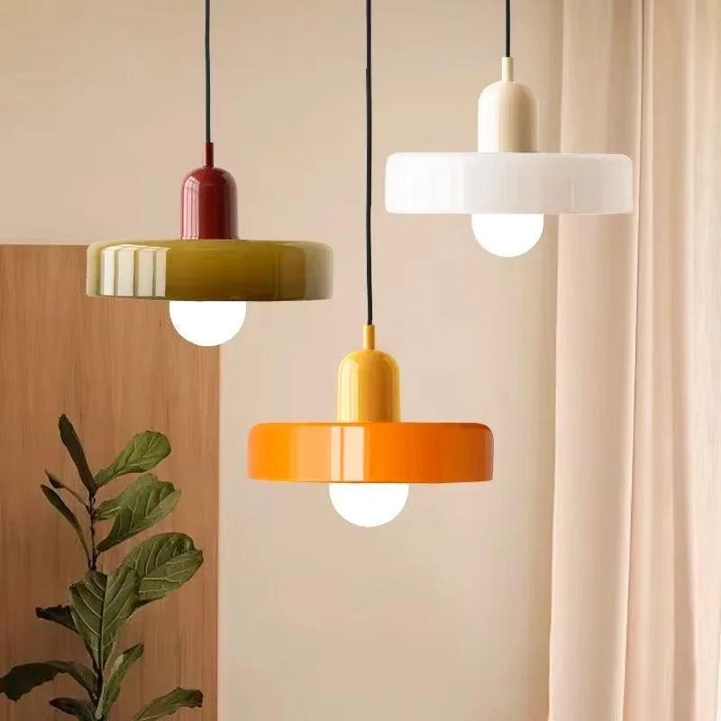 

DINDALLED Nordic Pendant Light Glass Pendent Lamp For Living Room Dining Room Bedroom Study Chandelier Lighting Fixture