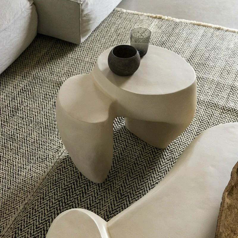 

⁕rFRP Combination Coffee Table Modern Style Color Customizable Durable for Indoor Living Room Mall Lounge Stylish Appeal