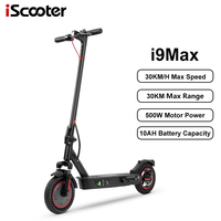 iScooter i9Max Foldable Adult Electric Scooter E-Scooter 30 KM/H Electric Kick Scooter 500W Skateboards 42V 10Ah Kickboard