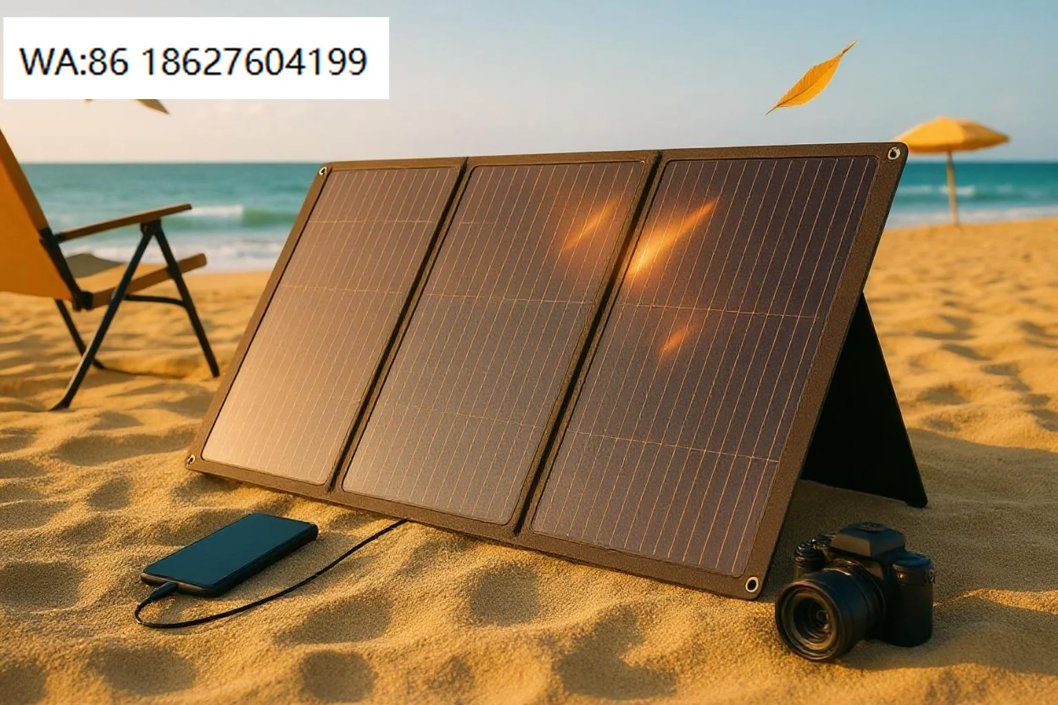 Panel Set 50W 100W 200W Great for Outdoor Use High Efficiency Factory Direct Monocrystalline Silicon Foldable Solar