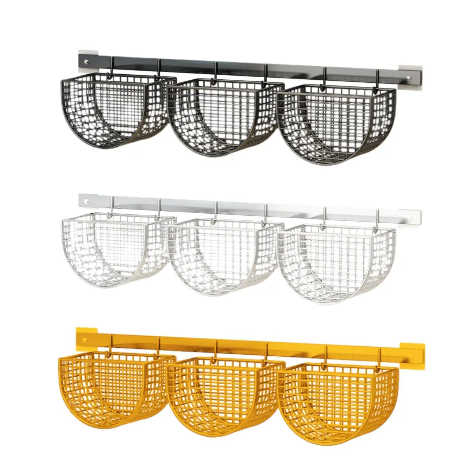 

Подвесная настенная корзина, экономящая пространство, контейнер для имбиря и чеснока, хранитель чеснока для