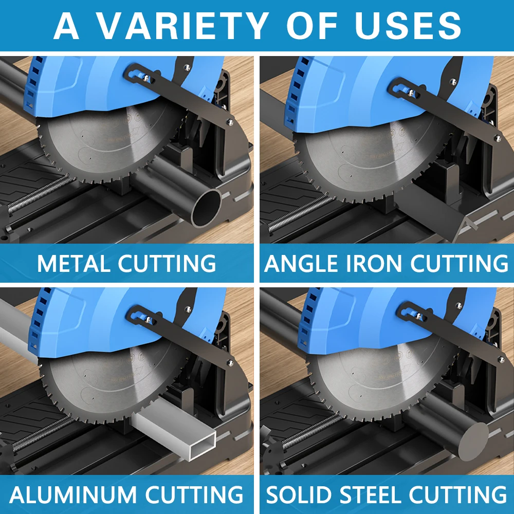 Loonpon Metalltrennscheibe 185/254/355 mm Hartmetall-Kreissägeblatt für Stahl, Eisen, Aluminium, Metallschneideblatt – Detail 20
