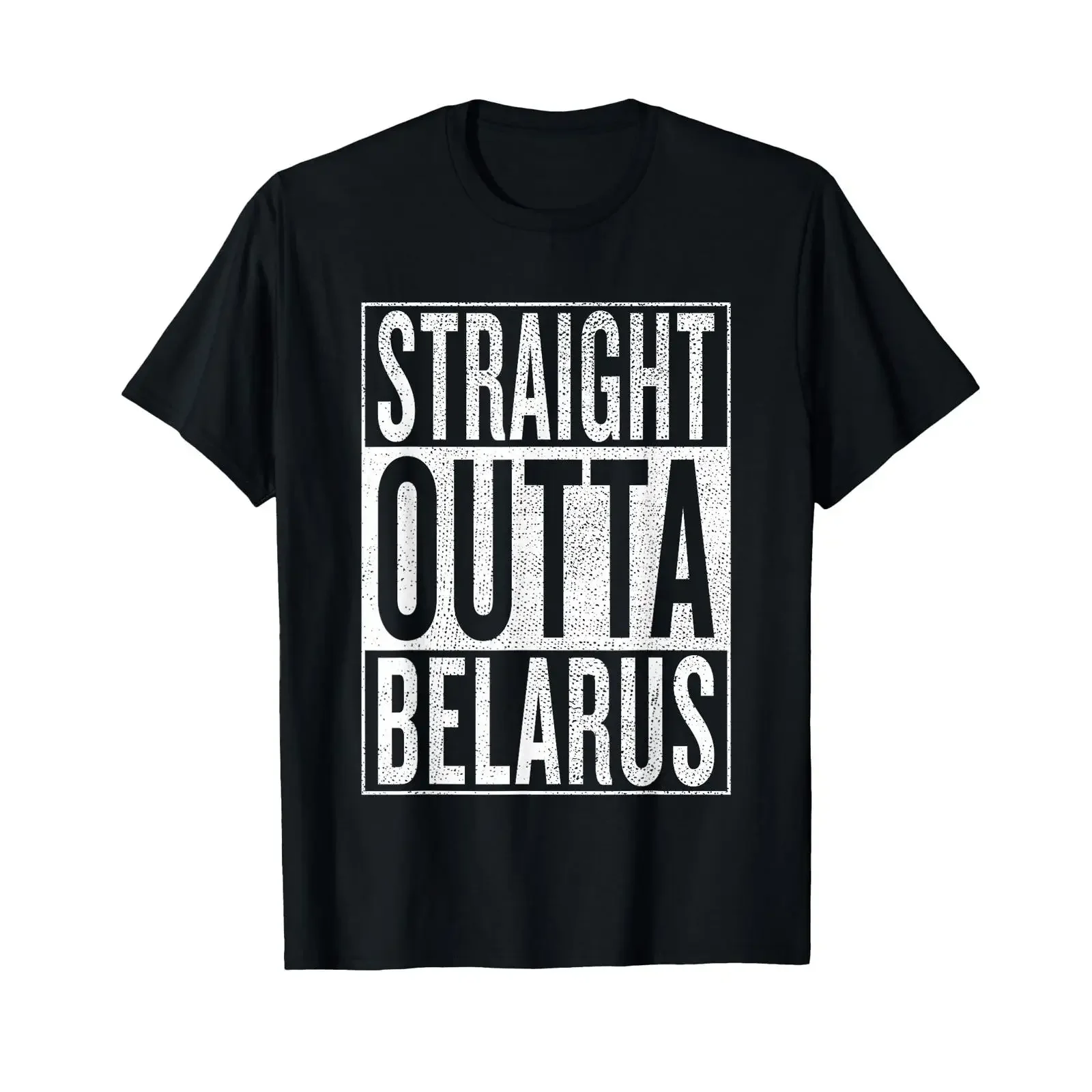 Straight Outta Belarus – T-Shirt mit toller Reiseidee, Vintage-Look, leicht gewaschen, lässig, dehnbar, Designerkleidung, weich, stilvoll, Unisex