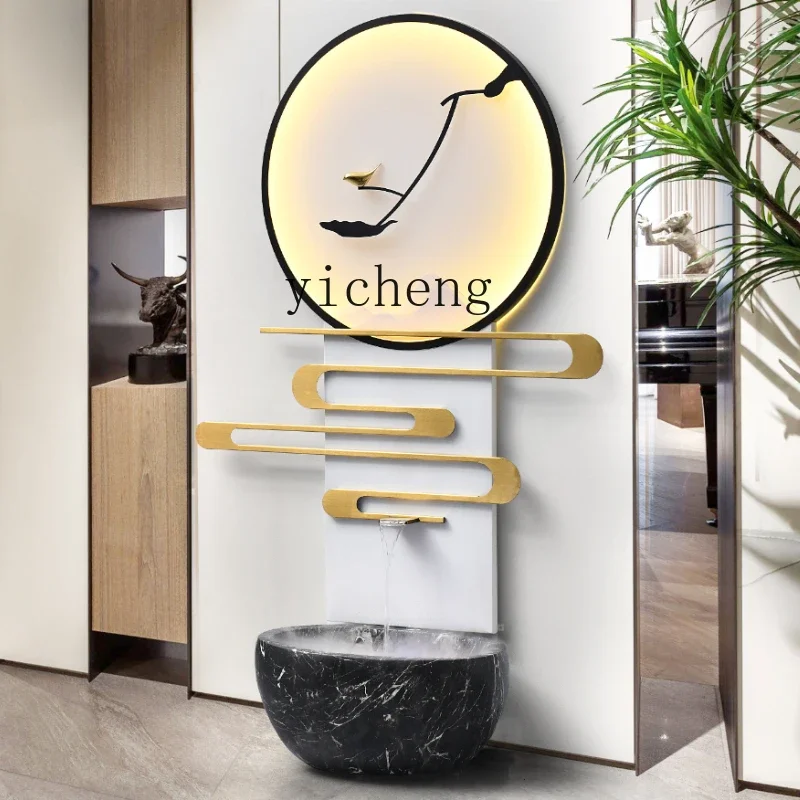 A31- entrance flowing water ornament circulating water living room fountain indoor water feature office floor decoration