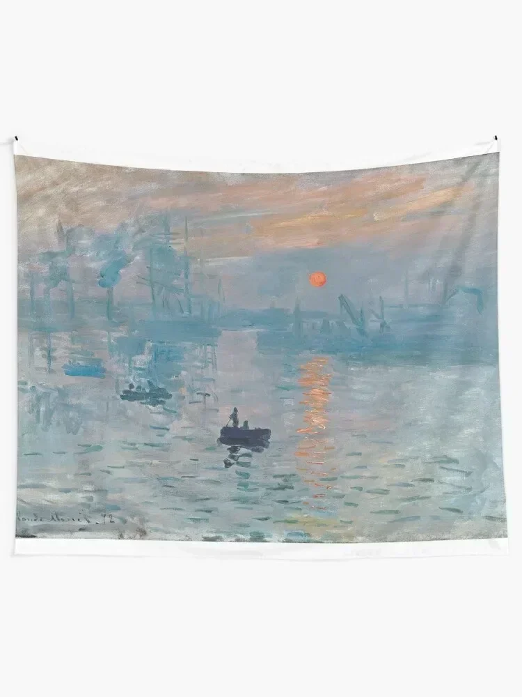 Impression Sunrise claude monet impressionist Tapestry Room Decorations Aesthetics Decoration For Home Tapestry