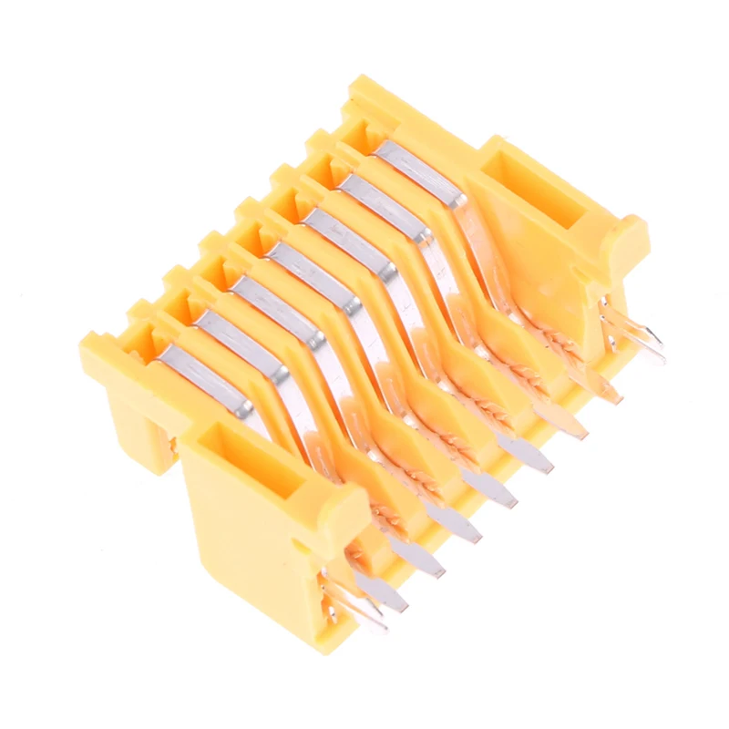 1pc Male 7PIN Yellow Elevated Connector Terminal For Makita 18V Li-ion Battery Converter Adapter BL1850 BL1830 PCB BMS Board