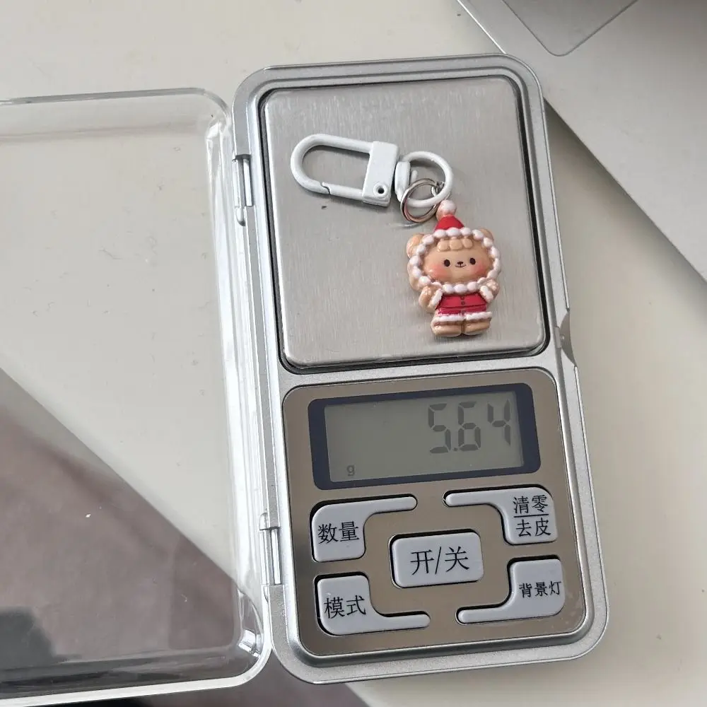 Exquisite Resin Rabbit Doll Key Chain Animal Creative Funny Cat Key Ring Mini Bear Rabbit Bear Bag Pendant Small Gifts