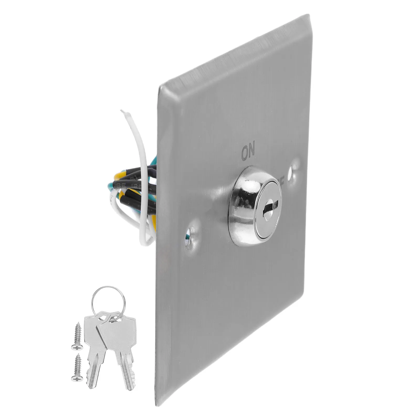 

1 Control Button Stainless Steel Switch Weatherproof Operated Switch for Door Release Security Gate