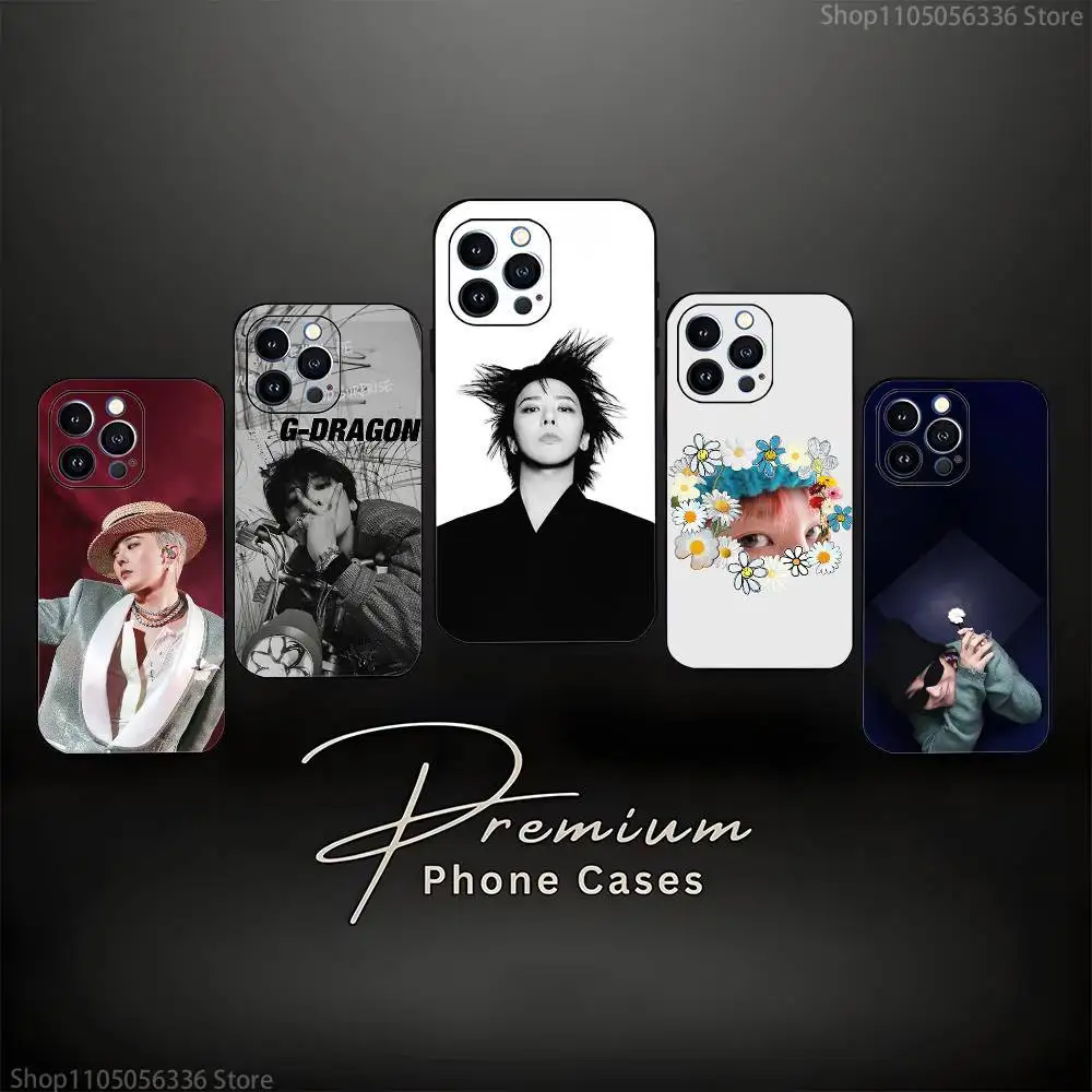 

Kpop GD G-Dragons-s-ES Phone Case For iPhone 16,15,14,13,12,11 Plus,Pro Max,XS,X,XR,SE,Mini,8,7,Soft Silicone Black Cover