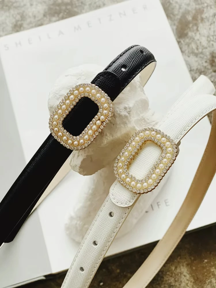 Стильный темперамент, жемчужный пояс, женское украшение, сто подходящих юбок, свитеров, рубашек, кожаных широких ремней.