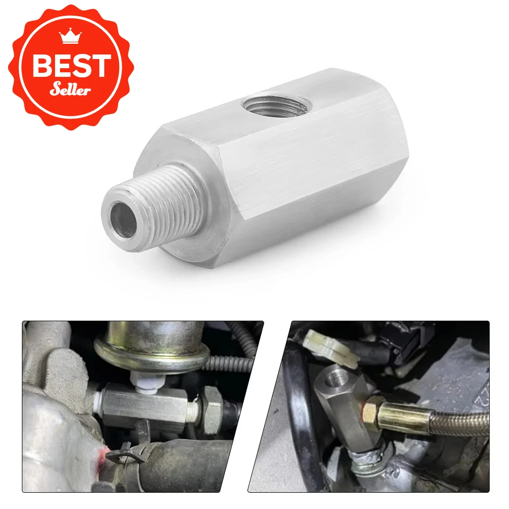 1 Stück Auto-Öldrucksensor Stahlseitiger Anschluss 1/8 Zoll NNPT Innengewinde M12 M10 M14 1/8NPT 1/4NPT Druckmessgerät-Schnittstellenadapter
