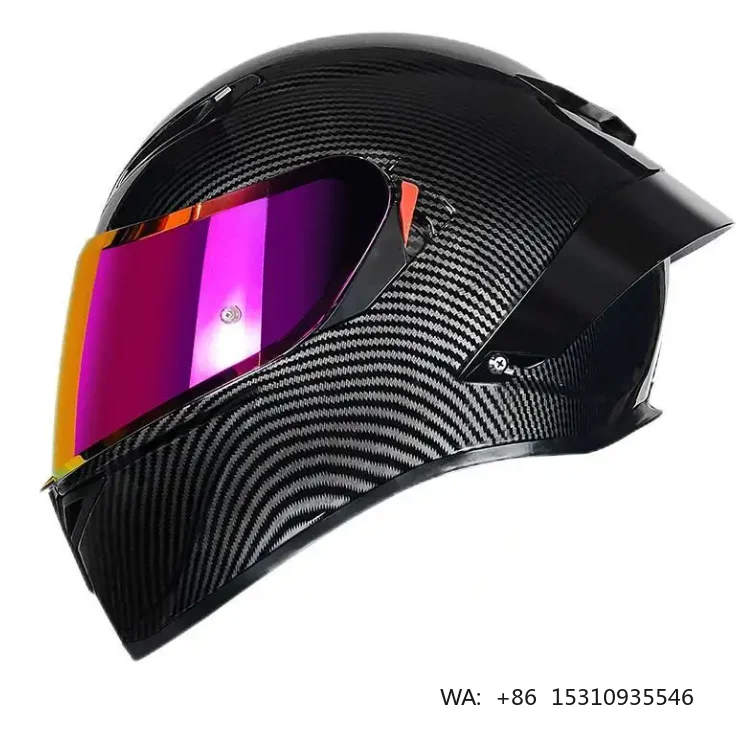 2026 DOT Certified Helmet Motorcycle Male and Female Four Seasons Universal Safety Full Face  High Quality Dual Lens Helmet
