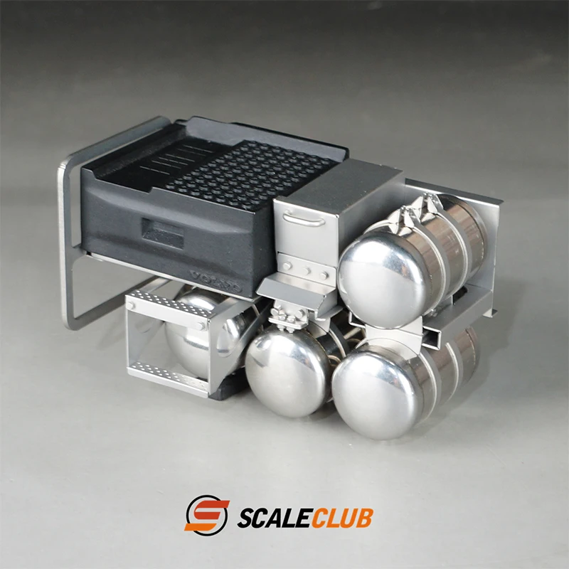 ScaleClub 1/14 trailer truck FH750 upgraded battery box gas tank belt pedal - Image 2