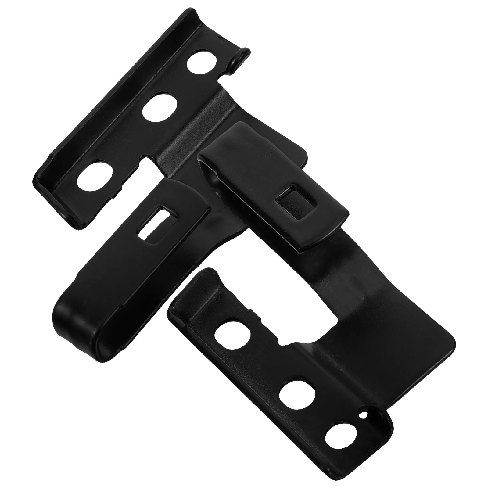 

2pcs Universal Wiper Adapter Kit Windshield Blade Arm Screw Ring Metal Mounting Automotive Jet Black Car Durability