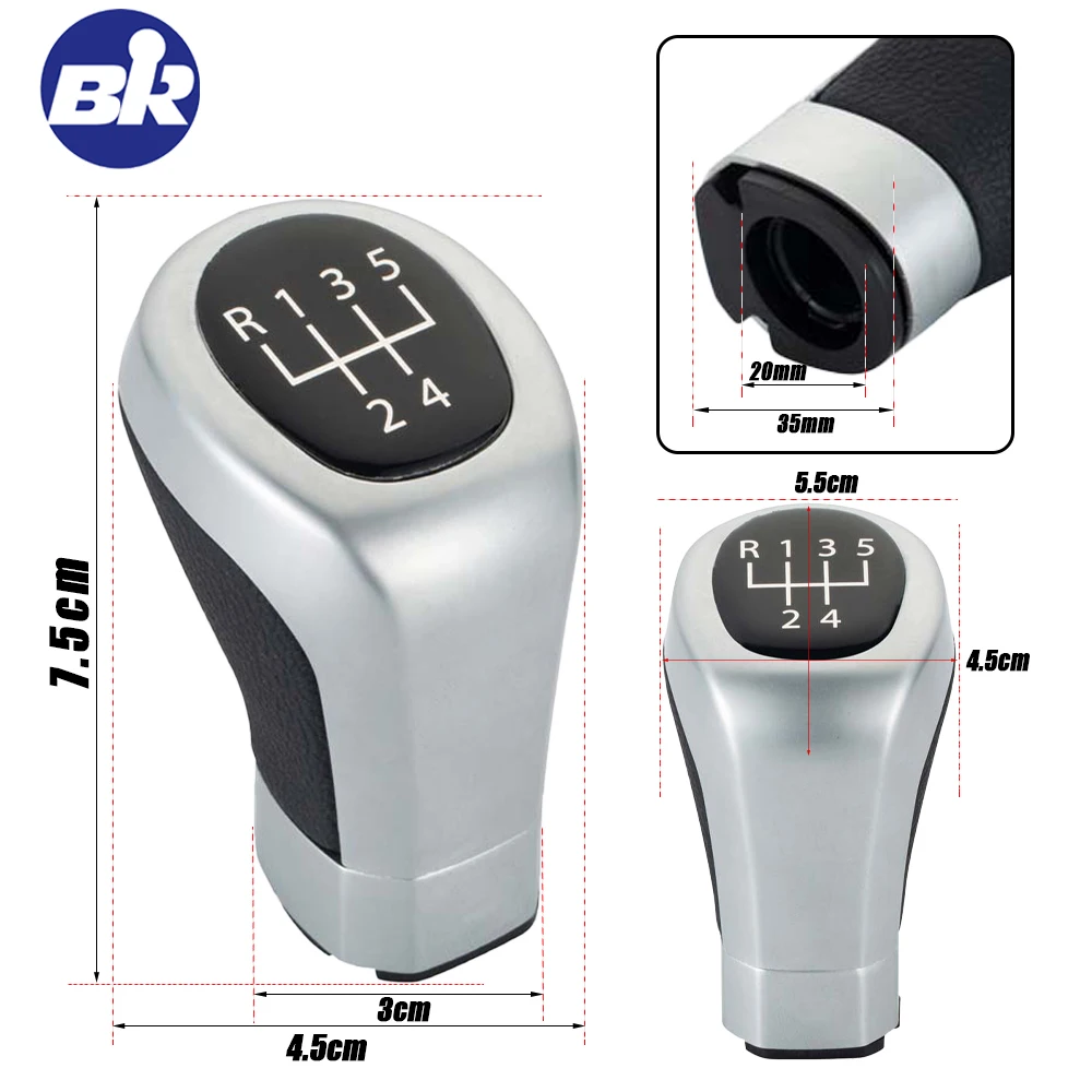 Neues Produkt 5/6 Gang Innenersatz-Schaltknauf für BMW 1 3er 1 3er E81 E82 E87 E88 – Detail 3