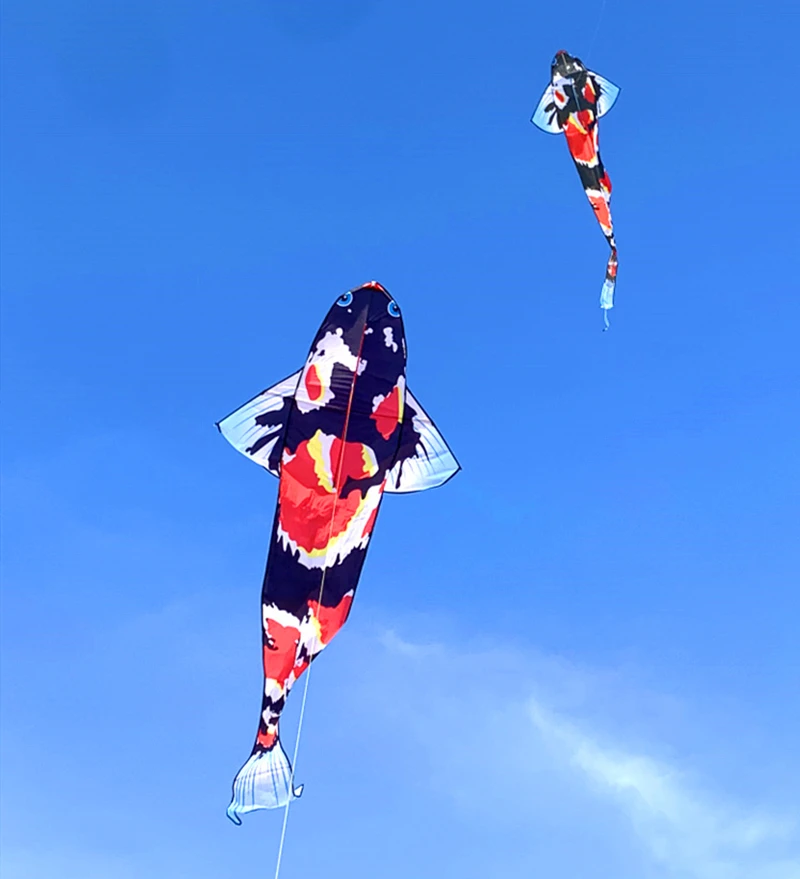 New fish kite flying for children kite inflatable kite nylon kites for adults professional wind kites toy sports single line koi