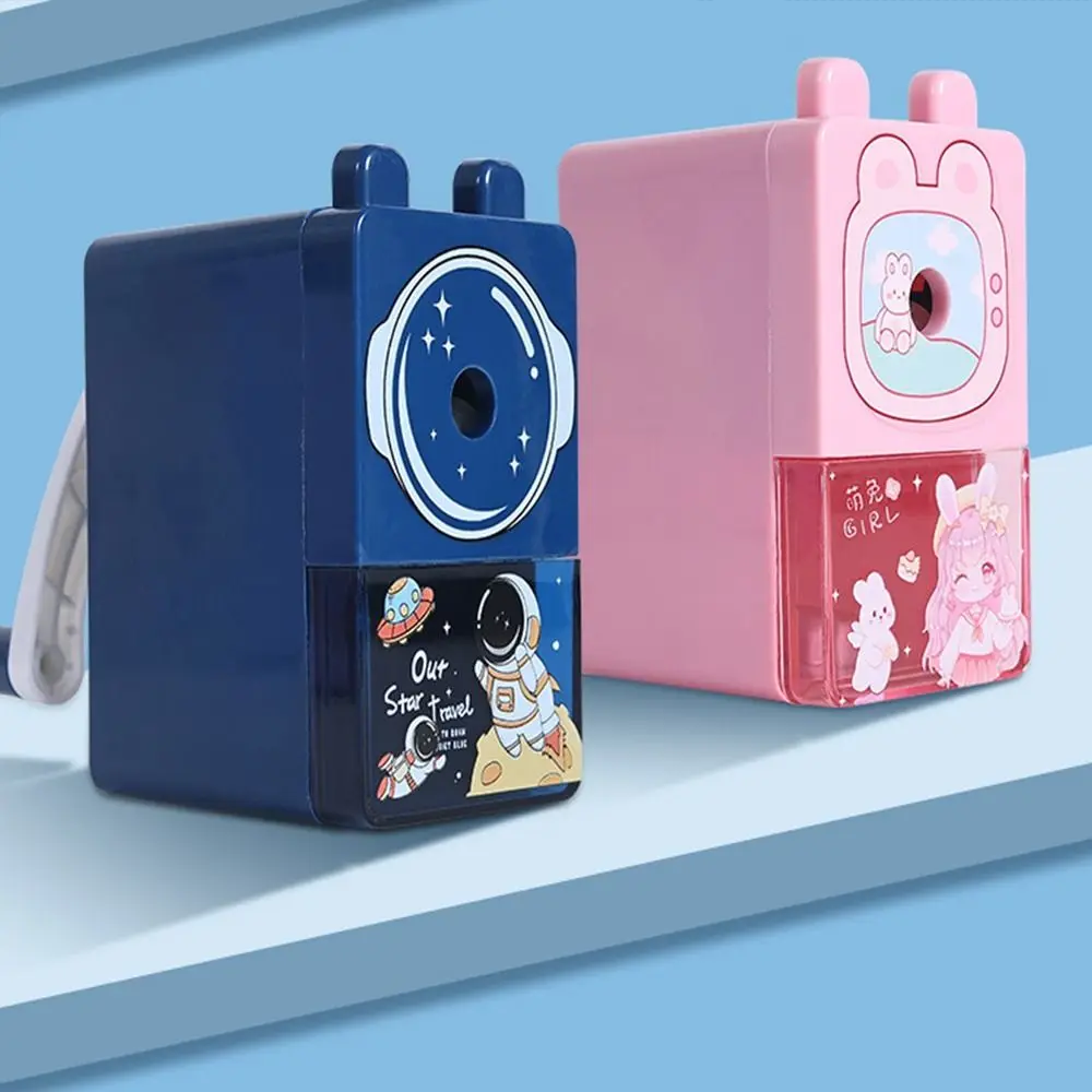 Automatically Enters Lead Hand Crank Pencil Sharpener Sketching Drawing Mechanical Pencil Cutter Writing Manual Pencil Sharpener