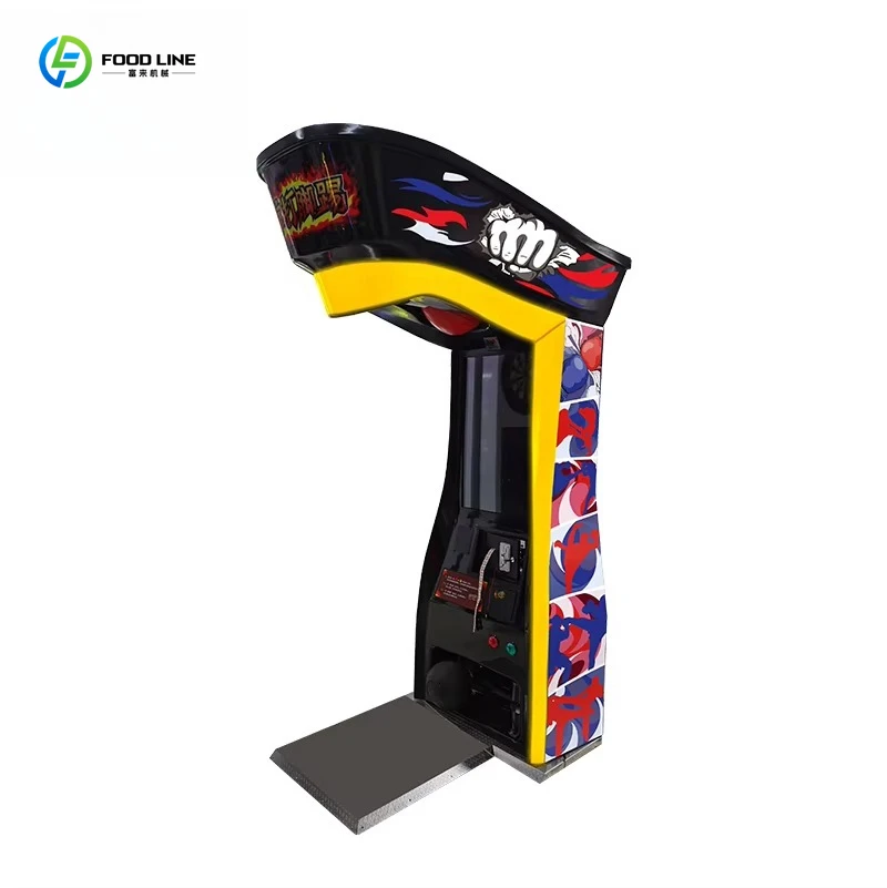 Customized Combination Boxing Kick Coin Arcade Large LCD Display Camera Photo Ranking Score Function