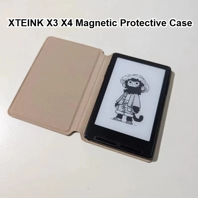 XTEINK X3 X4 Magnetic Protective Case Anti-fall TPU Transparent Protective Shell Clear Case Classic Notebook DIY E-book Case