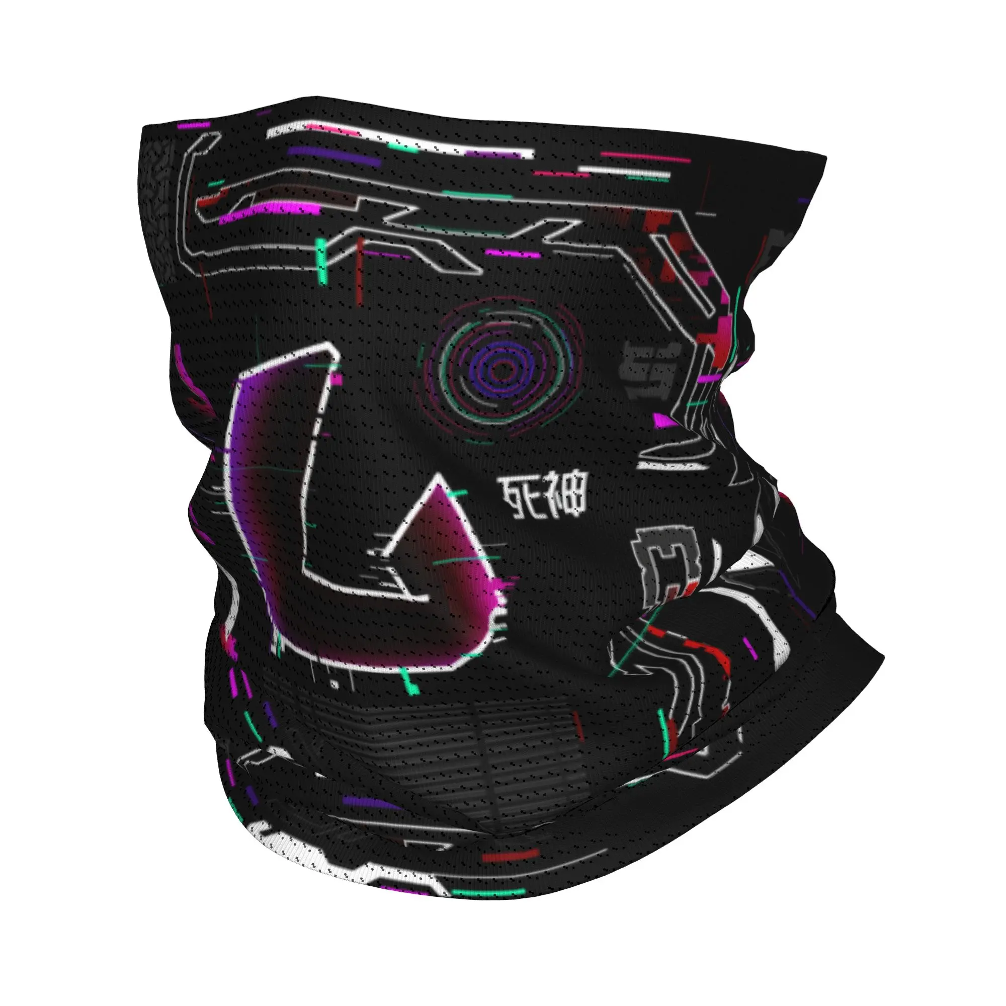 Japanese Tokyo Techwear Future Tech Street Wear Style Bandana Neck Gaiter Face Scarf Cover Men Women  Headband Tube Balaclava