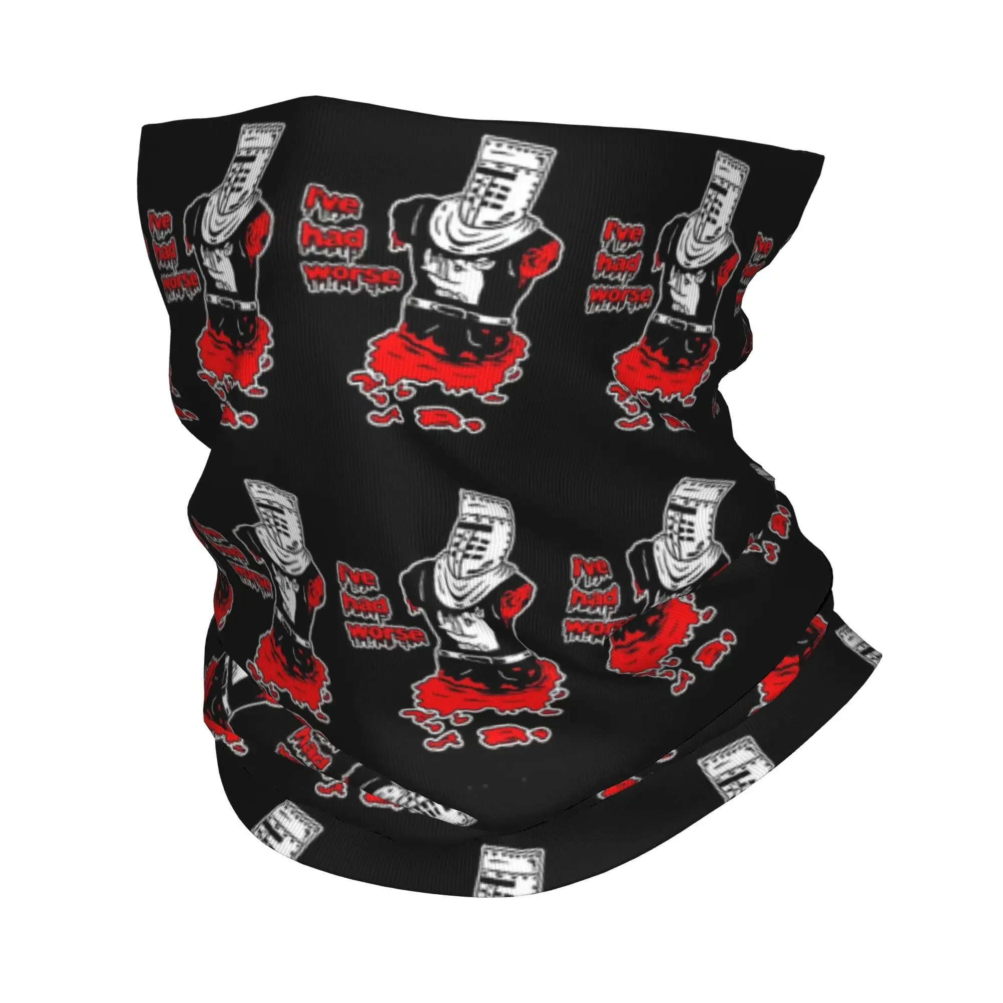 Monty Python Black Knight Bandana cubierta para el cuello impreso máscara envolvente bufanda multiusos ciclismo bufanda correr Unisex adulto invierno