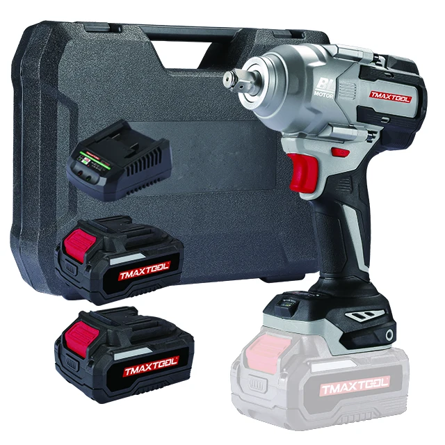 

Tmaxtool Professional Lithium Battery Power Tools 750N.m High Torque Brushless Motor 1/2 Inch Cordless Electric Impact Wrench