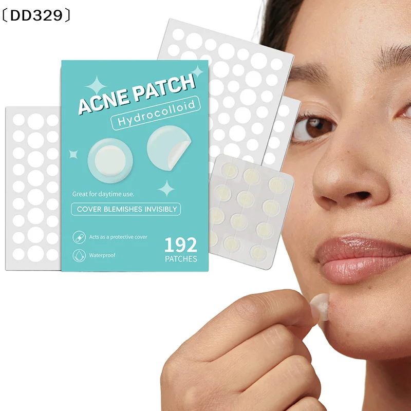 

〔DD329〕192 PCS/SET Pimple Patch Acne Invisible Acne Removal Skin Care Stickers Concealer Face Spot Beauty