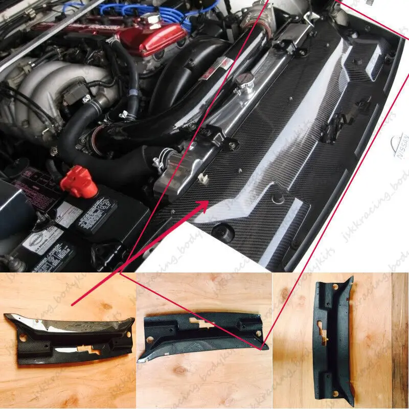 

For Nissan Silvia 180SX Carbon Fiber Inner Cooling Slam Panel Radiator Cover