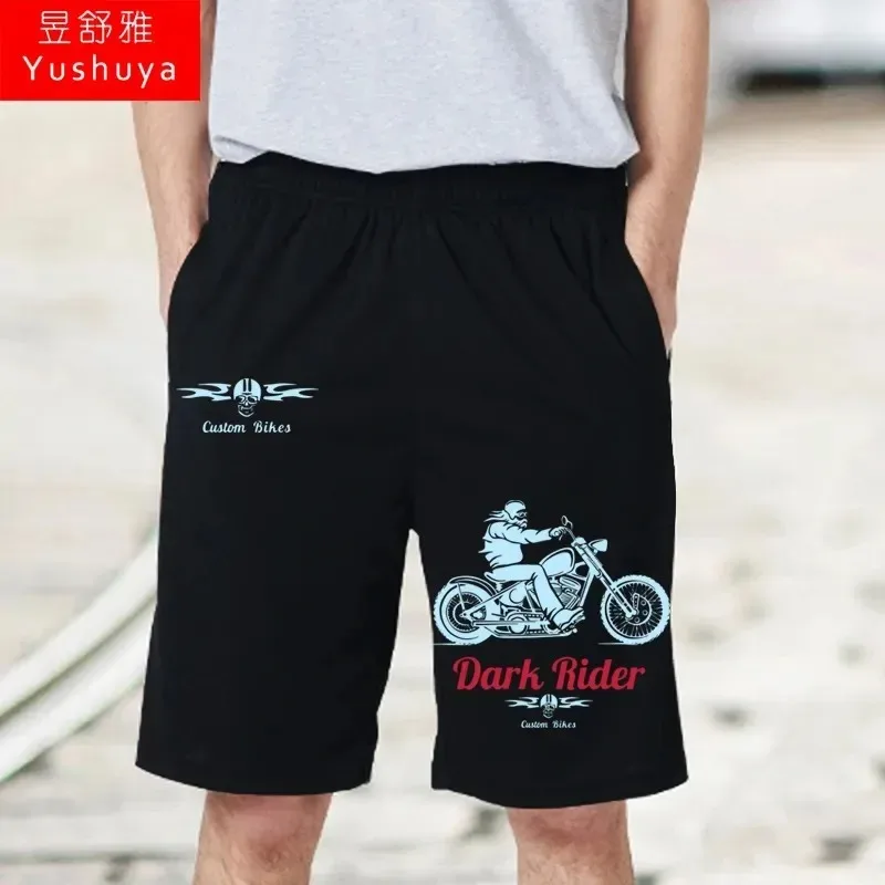 High Quality Men's Summer Fashion Leisure Locomotive Club Sports Loose Shorts Outdoor Sports Five-point Pants Comfortable Unisex