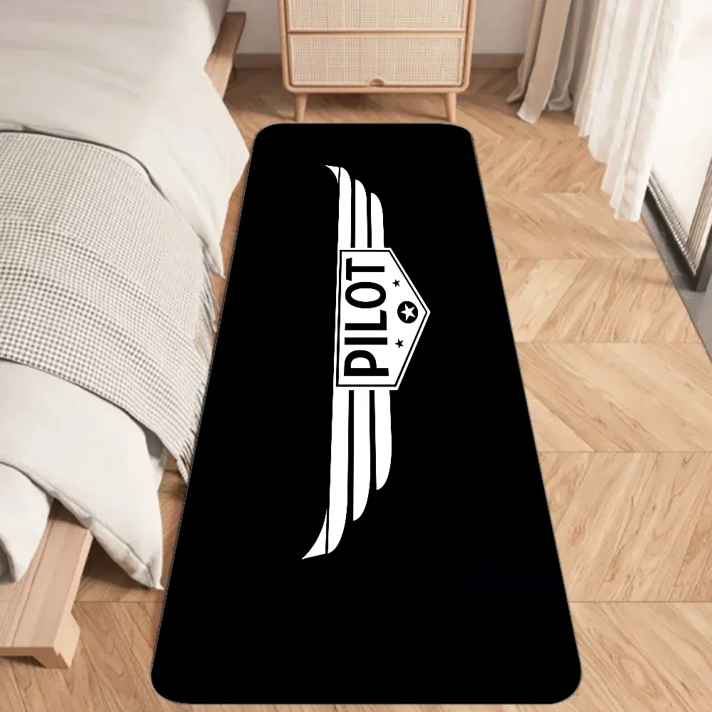 Flugzeug Pilot Epaulette Bodenmatte Grafik bedruckte Flanell Fußmatten für Badezimmer Küche Eingang Teppich Home Decor