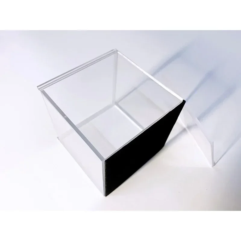 Clear Illusion Box By J.C Magic Visual Transparent Box Magic Tricks Empty Box Appearing Any Small Objects Close up Magic Props