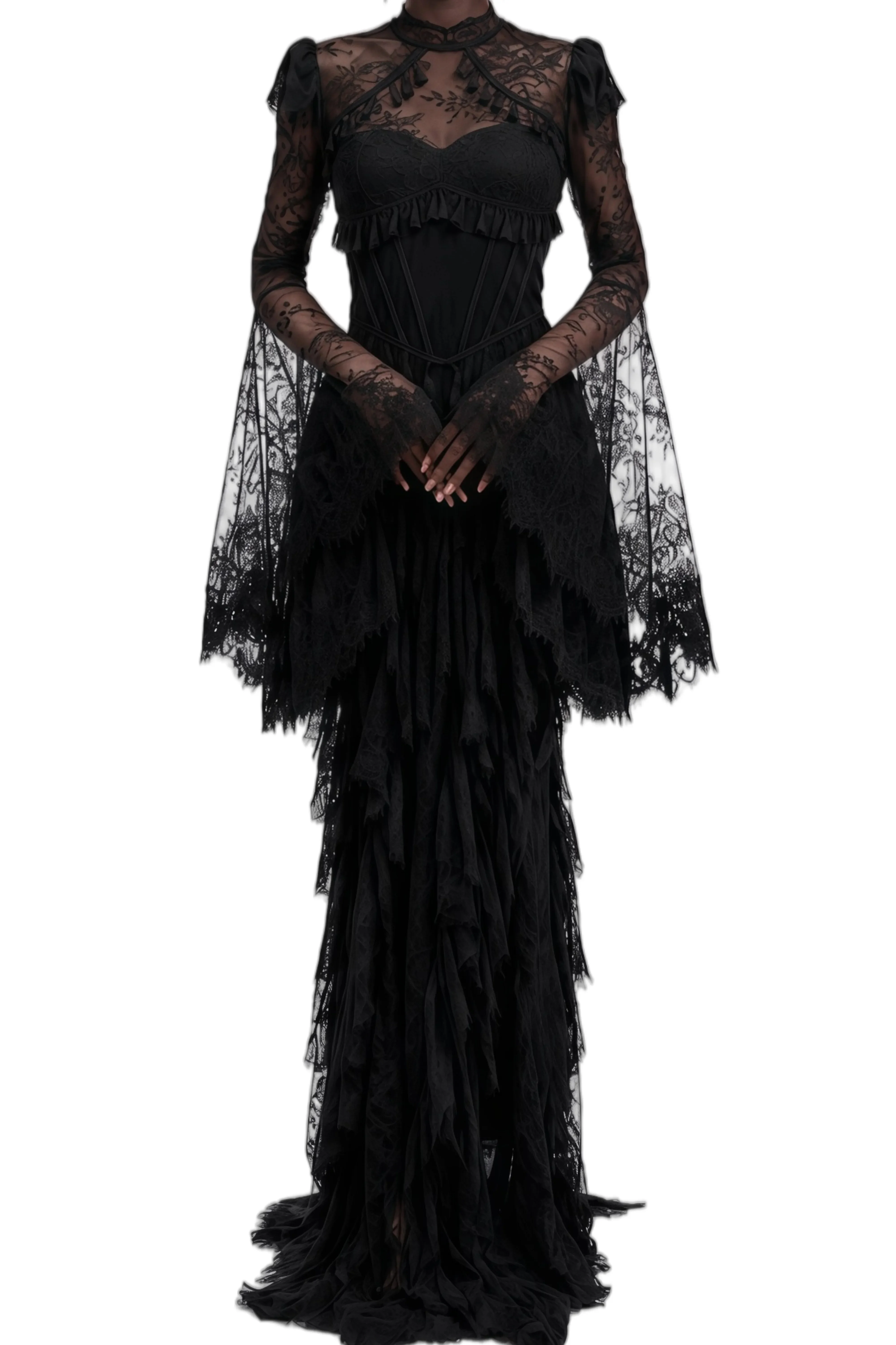 Abito da sera formale a sirena - Women'S Gothic Formal Wear recensione e prezzo