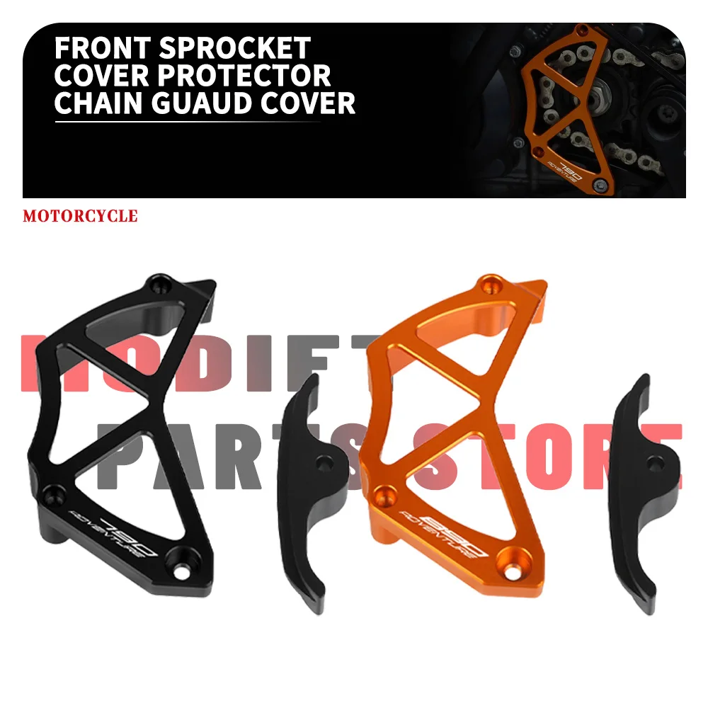 

For 790 890 Adventure ADV S R Duke 790 890 2019-2021 Motorcycle Front Sprocket Chain Cover Guard Protective Shield Accessories