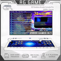 New 29800 Games in 1 Pandora Pro box Arcade Game Console Retro Game Machine for PC Projector  TV,2-4 Players, 1280X720, 3D Games