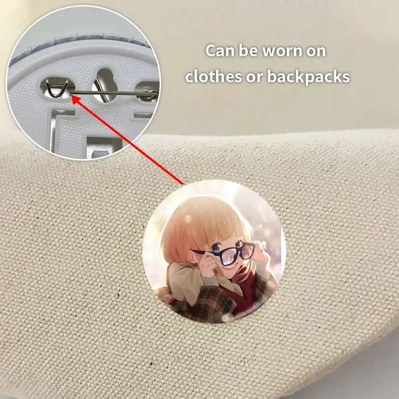 Narumi Sena Game Anime Character Soft Button Badge Brooch anchor Peripherals Pin Cosplay Backpack Decoration Lapel