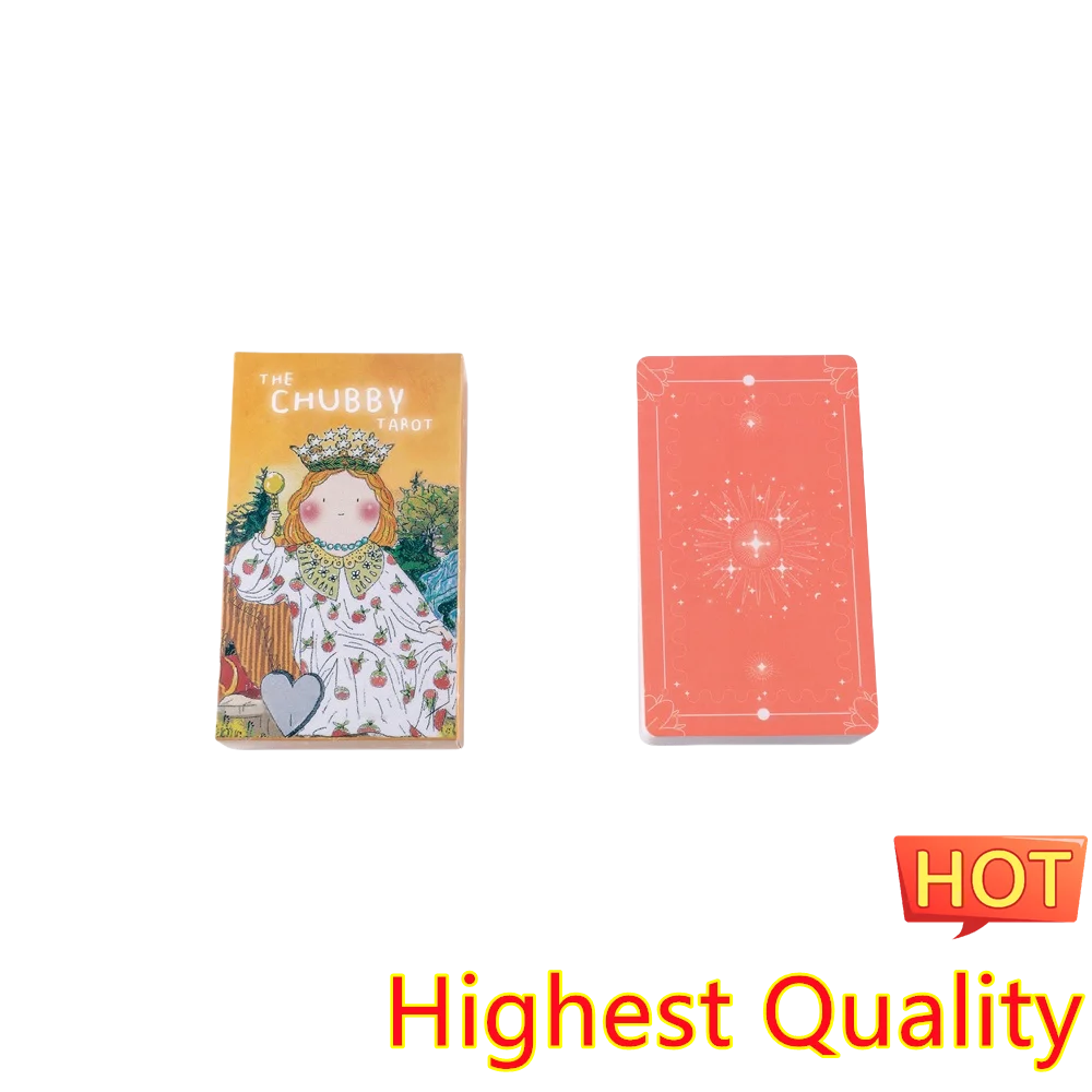 12X7cm Mysterious The Chubby Tarot Pang Xiao Hai Without Guide Book Powwow Decks Board Game  Miraculous Tarot Cards