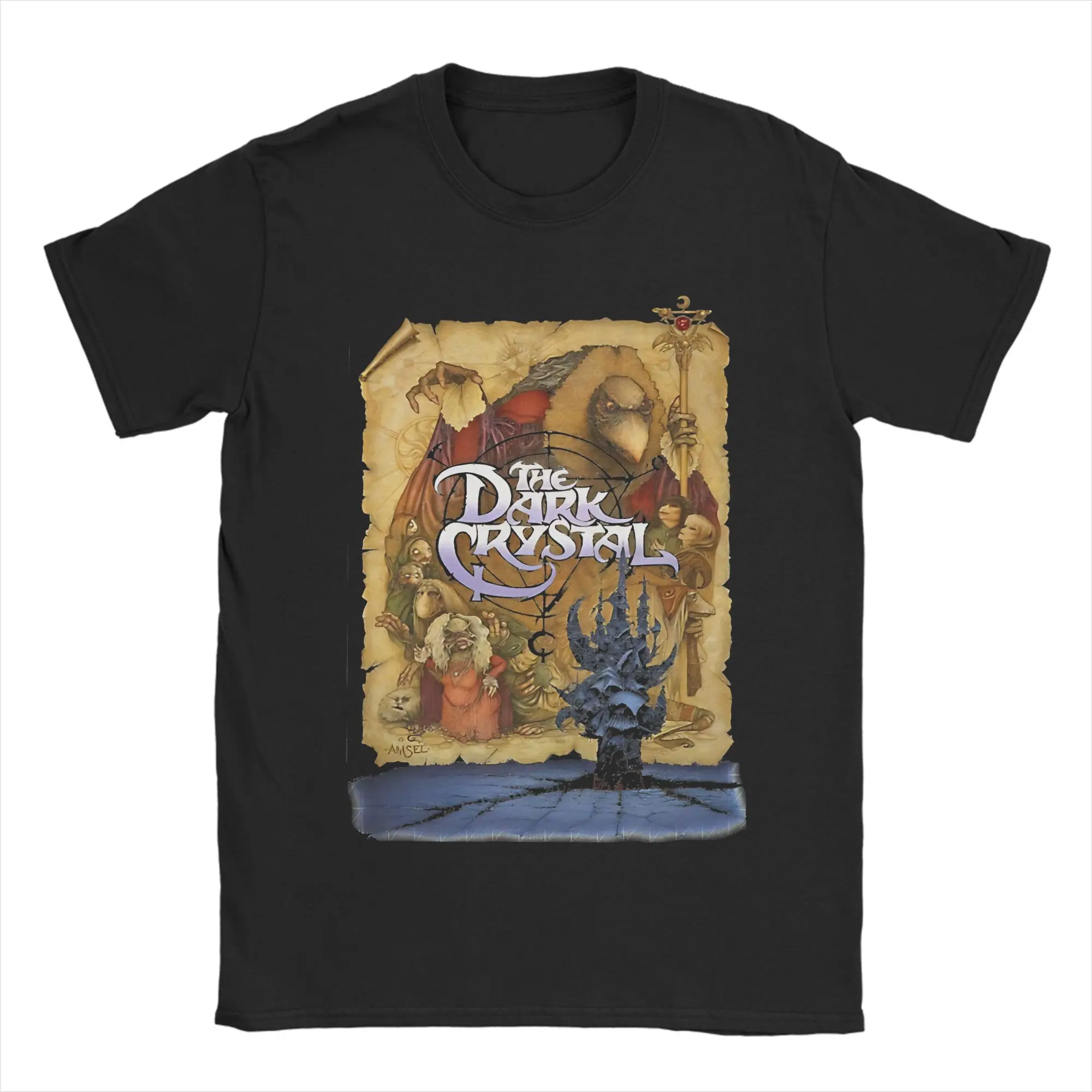 Men's T-Shirt The Dark Crystal Wide Resistance Universe Untitled Funny Cotton Tees Short Sleeve  T Shirt Round Neck Clothing