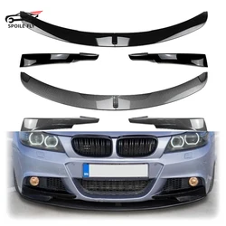 2009 To 2012 For BMW 3 Series E90 E91 LCI M Sport Car Front Bumper Lip Spoiler Diffuser Splitters Cover Guard Trim By ABS