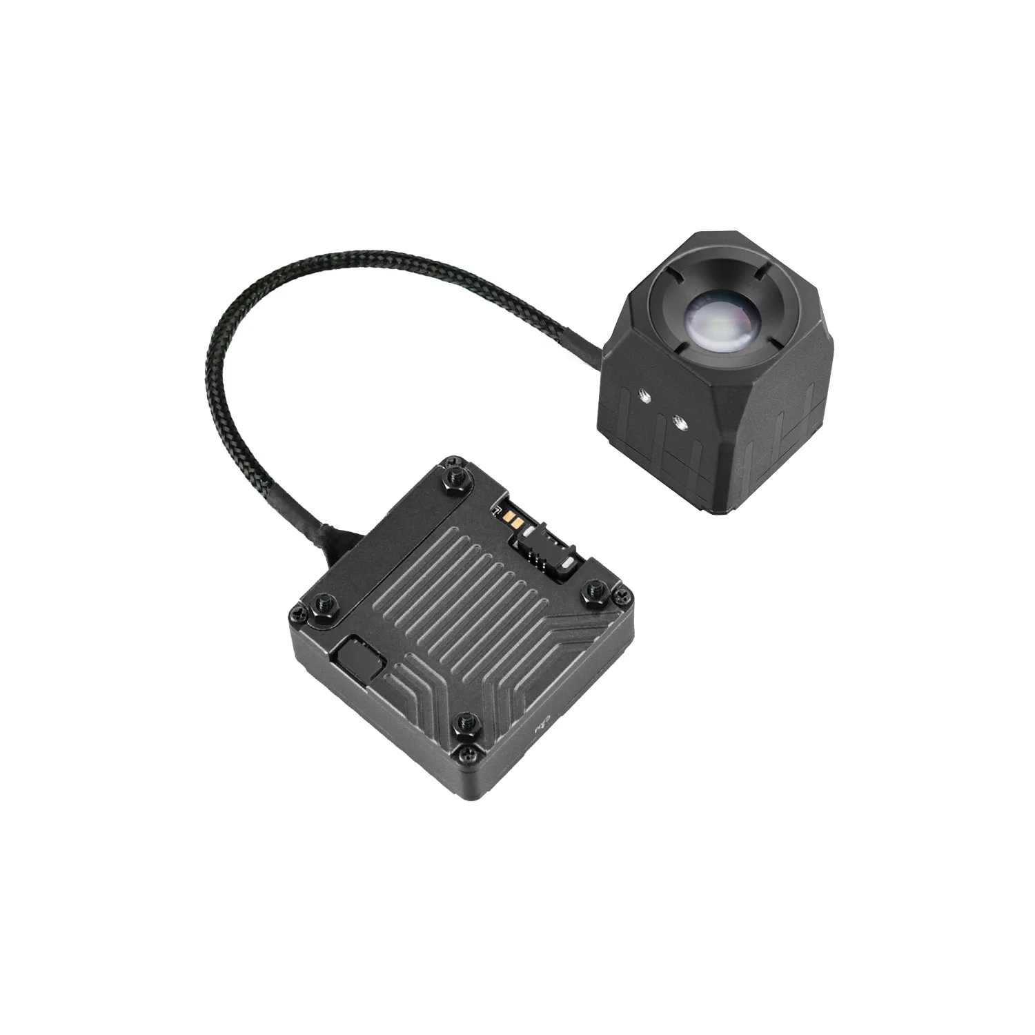 Analoge Nachtsichtkamera in Schwarz und Weiß ohne Licht für die Wärmebildkamera