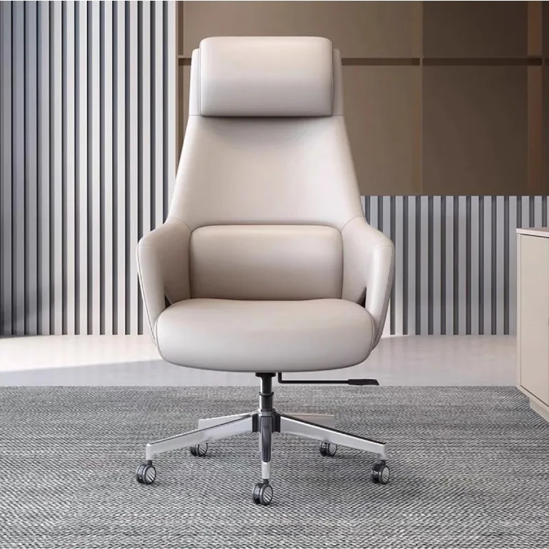 

Swivel Beige Office Chair Upgrade Nordic Modern Designer Relaxing Office Chairs Comfortable Sillas De Oficina Furniture Home